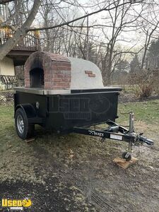 2013 7.3' x 12' Wood Fired Pizza Oven Trailer Mobile Food Unit