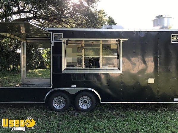 2015 - 8.5' x 22' BBQ Concession Trailer with Porch