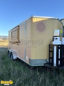 NEW - 2021 7' x 16' Kitchen Food Concession Trailer with Fire Suppression System