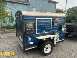 Compact 5' x 8' Hot Dog Food Concession Trailer Mobile Vending Unit