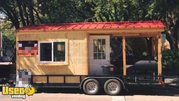 24' BBQ Concession Trailer with Porch