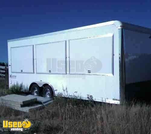 22' Flat Top Concession Trailer - Never Used