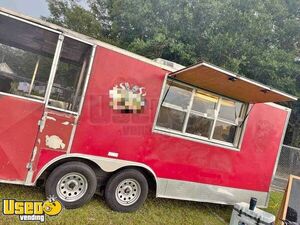 Well Equipped - 2017 8' x 18' Barbecue Food Concession Trailer with Porch