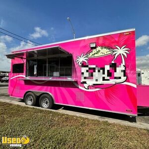 Loaded 2024 8.5' x 18'  Kitchen Food Concession Trailer with Pro Fire System