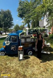 2021 Charming Piaggio Ape Mobile Tap Bar Beverage Tricycle