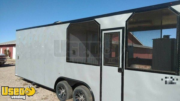 2018 BBQ Concession Trailer with Porch