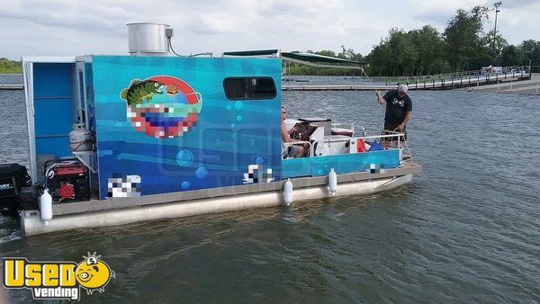 2015 - 24' Food Boat with Full Commercial Kitchen / Used Floatig Restaurant