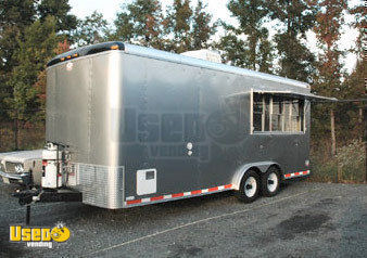 2004 8x20 Custom Concession Trailer / Catering Mobile Kitchen