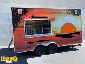 2018 - 8' x 16' Registered Mobile Kitchen / Food Concession Trailer