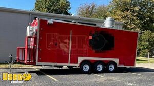 2022 - 8' x 22' Food Concession Trailer | Mobile Street Vending Unit with Bathroom