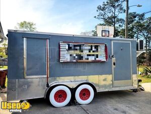 Turnkey Business 2020 7.5' x 16' Lil Orbits Donut Trailer Kitchen Bakery Concession Food Trailer