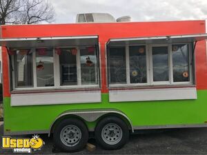 Used Food Concession Trailer / Clean Mobile Kitchen Shape