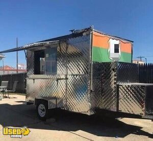 Used Mobile Street Food Unit/ Compact Food Concession Trailer