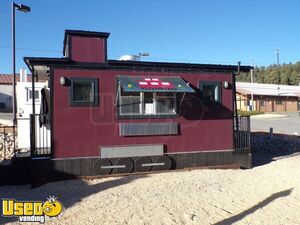 CUTE 2020 8' x 16' Custom Built Locomotive / Trolley Style Kitchen Trailer