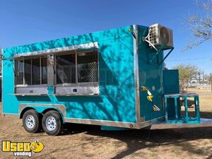 Slightly Used 2022 8' x 16' Mobile Vending Trailer - Food Concession Trailer