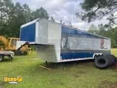 Used - 2004 40' Gooseneck Kitchen Food Trailer | Food Concession Trailer