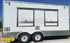 Well Equipped - 2023 8' x 16' Kitchen Food Concession Trailer with Fire Suppression