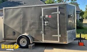 2021 Single Axle Food Concession Trailer Mobile Vending Unit