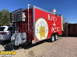 Like New - 2024 16'  Kitchen Food Concession Trailer with Fire Suppression System