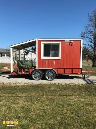 6' x 14' Food Concession Trailer with Porch