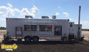 2017 8' x 24' Cargo Craft Fully-Loaded Mobile Kitchen Food Concession Trailer