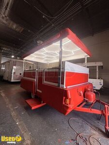 Versatile - 6' x 12' Open Pop Up Food Concession Trailer Mobile Vending Unit