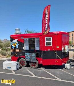 Turnkey - 2001 7' x 15' Pancake and Waffle Trailer | Food Concession Trailer