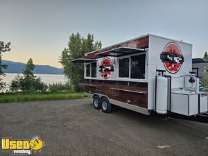 Loaded 2023  8.4' x 16' Kitchen Food Concession Trailer with Pro-Fire System