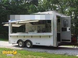2003 - 16'  Double Axle United Concession Trailer