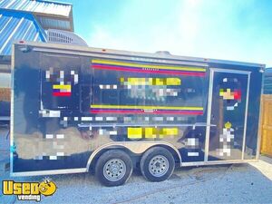 2018  8' x 16' Licensed Commercial Kitchen Food Concession Trailer