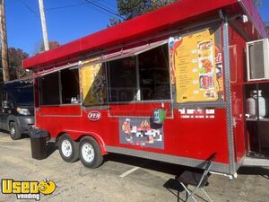 Licensed and Permitted - 2018 8' x 18' Kitchen Food Concession Trailer with Pro-Fire Suppression
