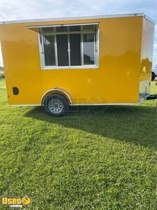 NEW - 2024 6' x 12' Empty Concession Trailer | Mobile Street Vending Unit