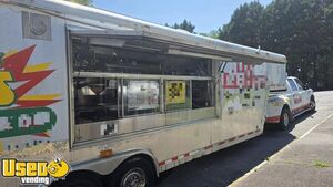 2003 8' x 24' Food Kitchen Concession Trailer Mobile Vending Unit