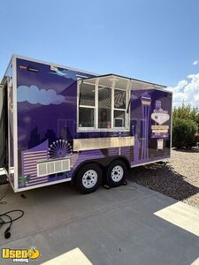 LIKE NEW - 2025 8' x 16' Kitchen Food Concession Trailer with Pro Fire System