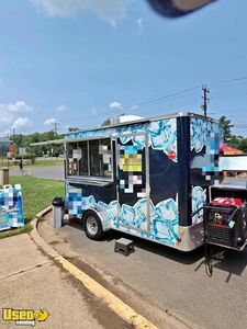 2024 7' x 12' Shaved Ice Trailer Snowball Concession Trailer