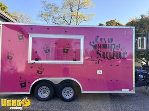 2026 8.5' x 16' Coffee/Beverage Concession Trailer Mobile Vending Unit w/ Bathroom