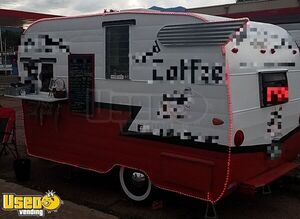 Vintage 1966 Shasta Airflyte Beverage Concession Trailer Mobile Vending Unit