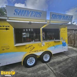2016 6' x 14' Shaved Ice Trailer  Snowball Concession Trailer