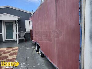 2023 7.6' x 20' Kitchen Food Concession Trailer with Porch + Pro Fire System