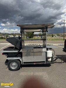 Compact 2015 Open Barbecue Food Trailer Mobile Food Unit