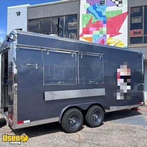 Like New - 2023 18' Kitchen Food Concession Trailer with Pro-Fire Suppression