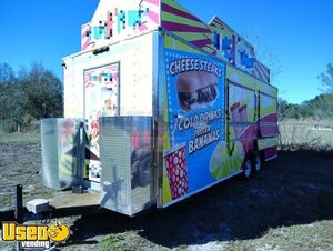 2000 8' x 22' Kitchen Food Concession Trailer with Fire Suppression System