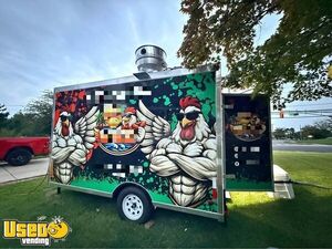 LIKE NEW - 2026 8' x 12' Kitchen Food Concession Trailer with Pro Fire System