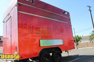 2022 8' x 14' Kitchen Food Concession Trailer with Pro Fire System