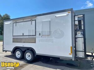 2024 8' x 16' Kitchen Food Concession Trailer with Pro Fire System