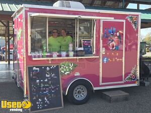 2025 7' x 12' Slushie Concession Trailer Mobile Beverage Unit