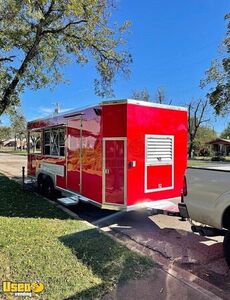 Custom Built - 2023 Barbecue Food Concession Trailer with Porch and Pro-Fire Suppression