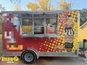 2022 6' x 12' Kitchen Food and Ice Cream Concession Trailer Mobile Vending Unit