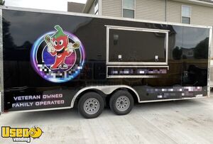 Well-Equipped - 2023 8.5' x 20' Kitchen Food Concession Trailer with Pro Fire System