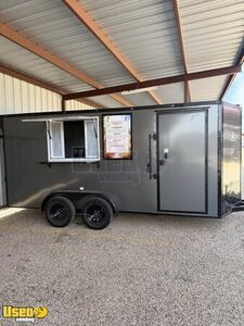 LIKE NEW - 2026 7' x 16' Smoothie Food Concession Trailer Mobile Vending Unit